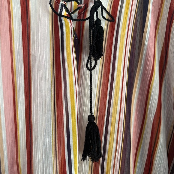 ***3 for $15**Maurices flowy Pink and Orange beach coverup - Picture 2 of 3